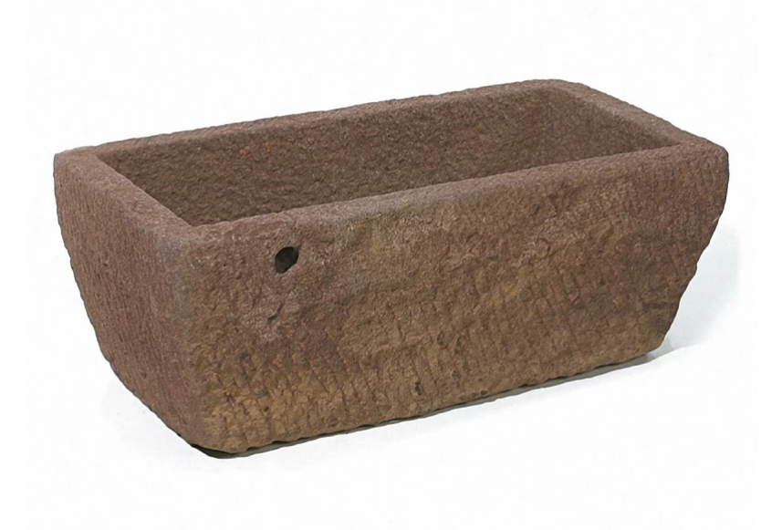 Antiktrog Sandstein rot