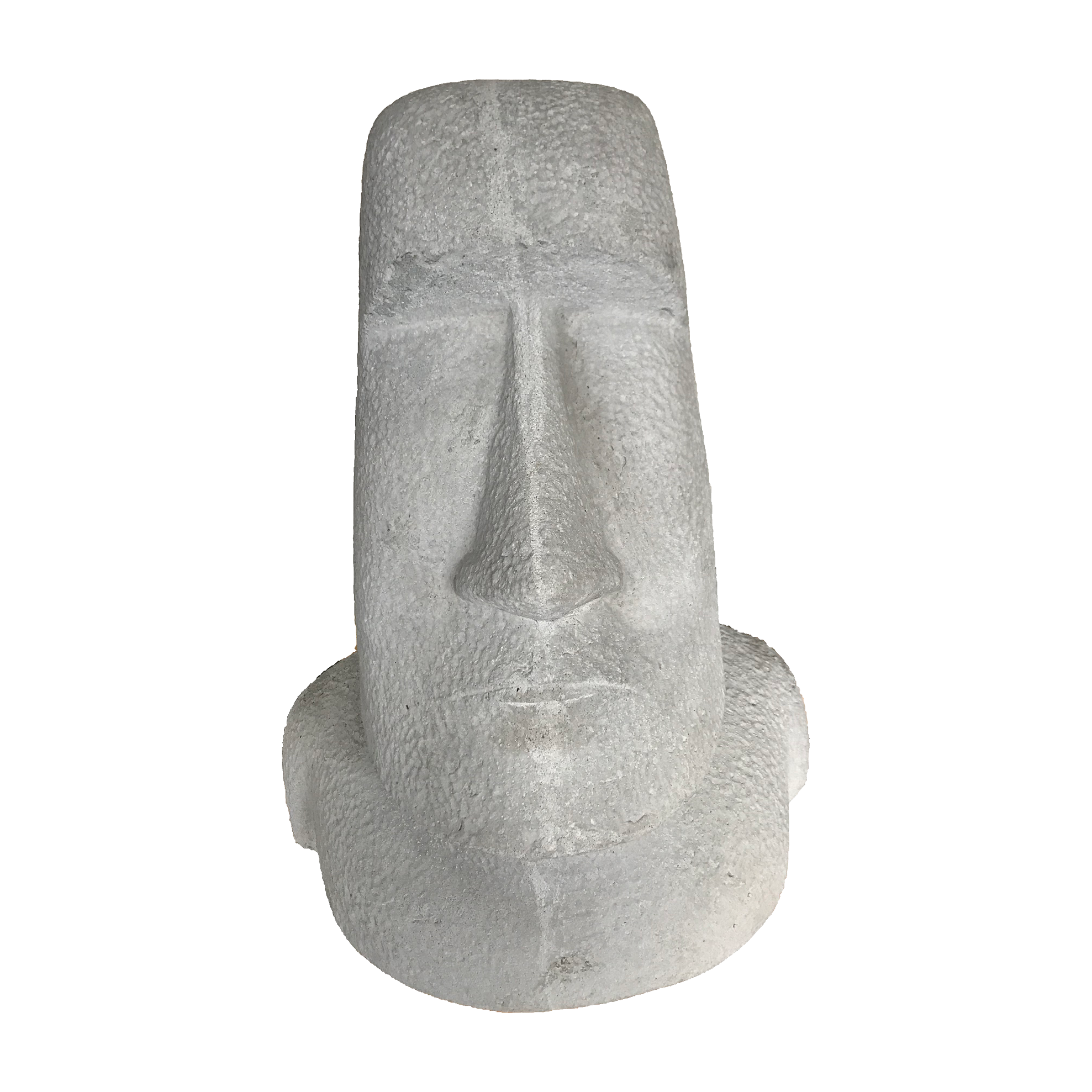 Moai Kopf Osterinsel, Steinguss (hell)